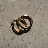 14k Fine Lou Hoops